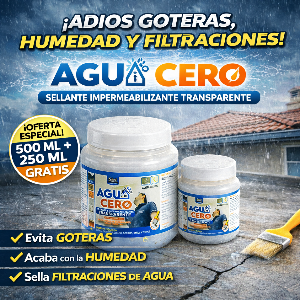 💧 AGUA CERO – Impermeabilizante Transparente de Alto Desempeño (PROMOCIÓN)